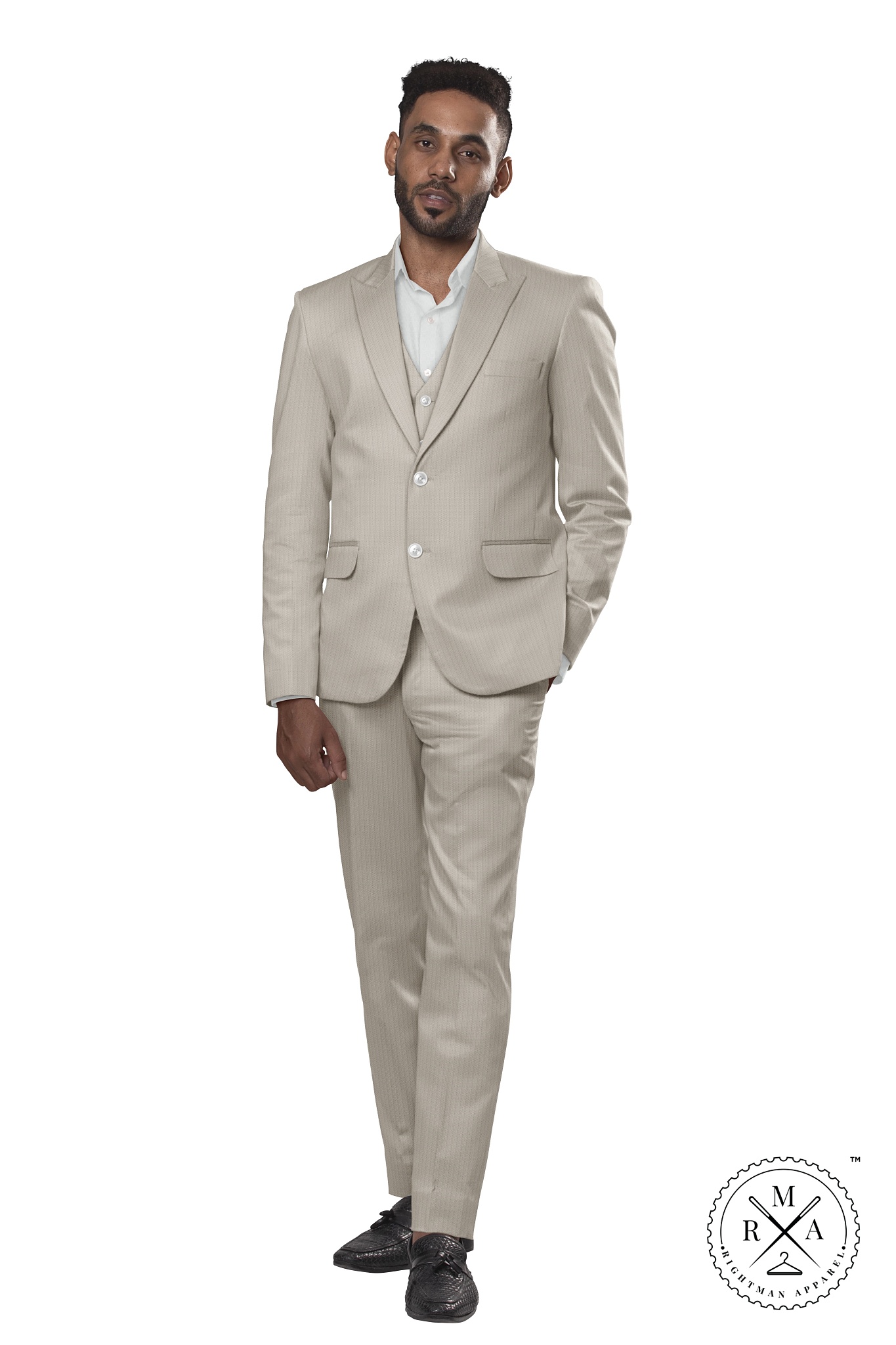 Grey Sophisticated Three Piece Suit SU154