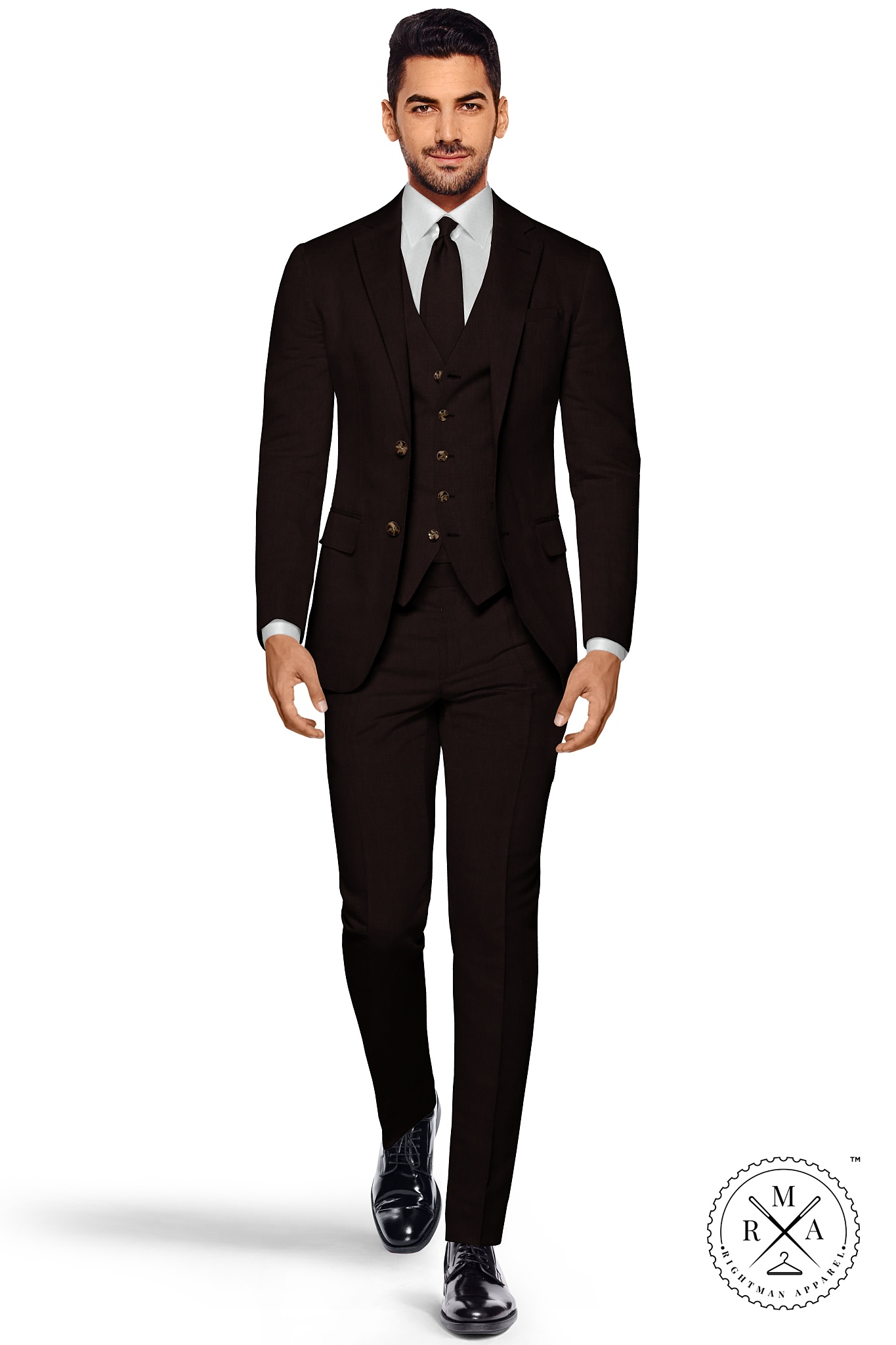 Mahogany Red Three Piece Suit SU219