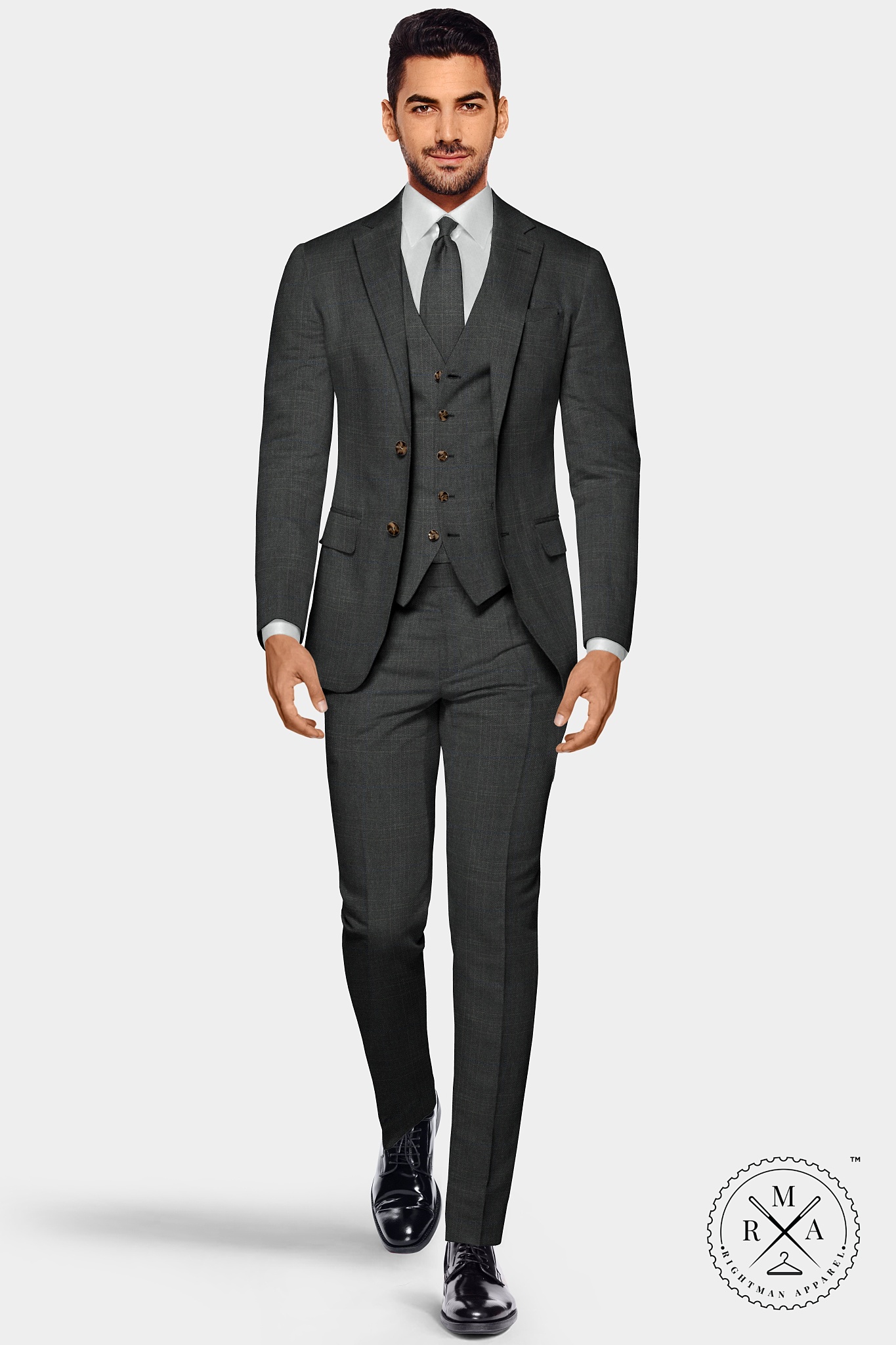 Rich Graphite Symphony Three Piece Suit SU245