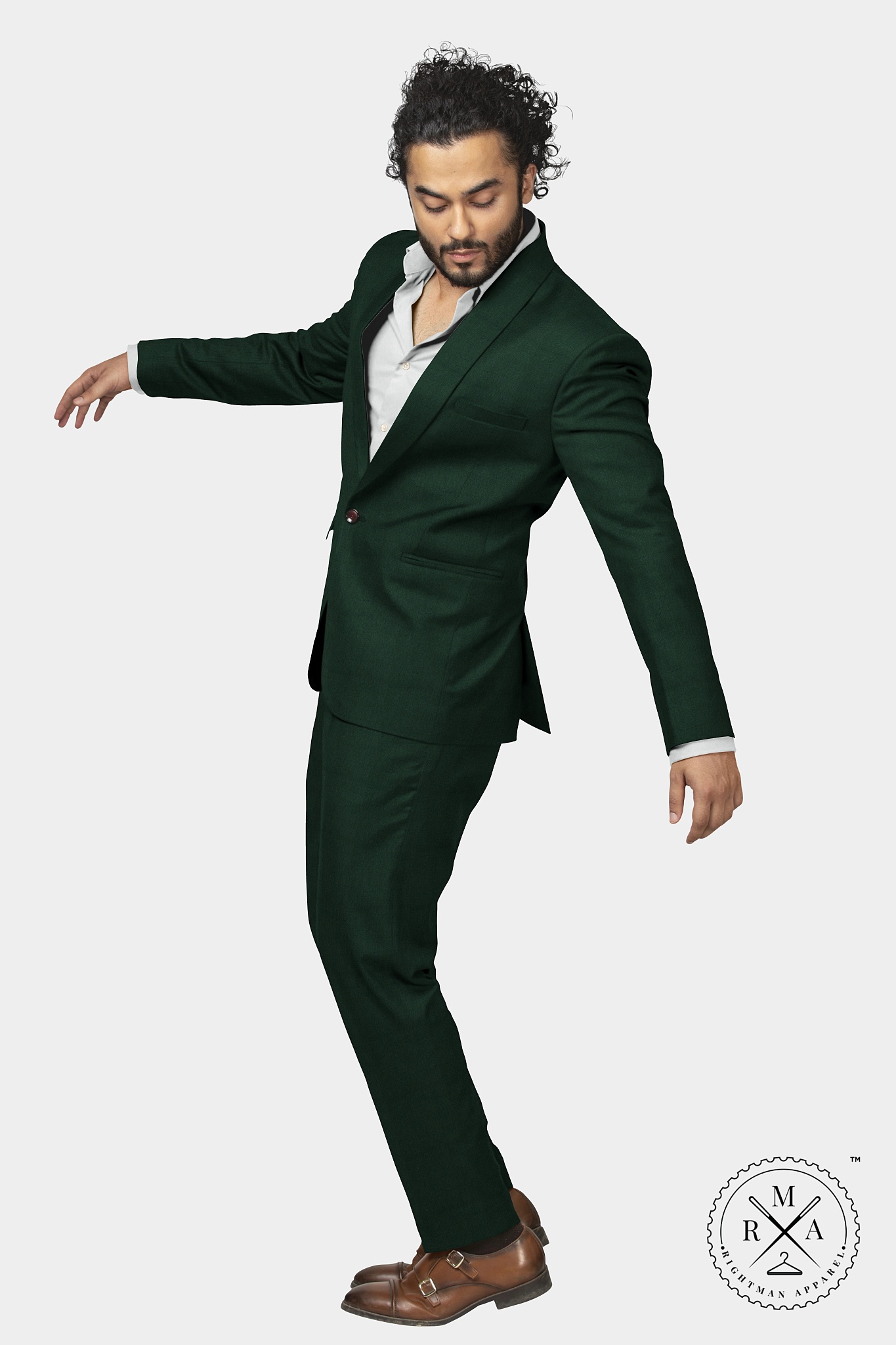 Green Two Piece Suit SU262