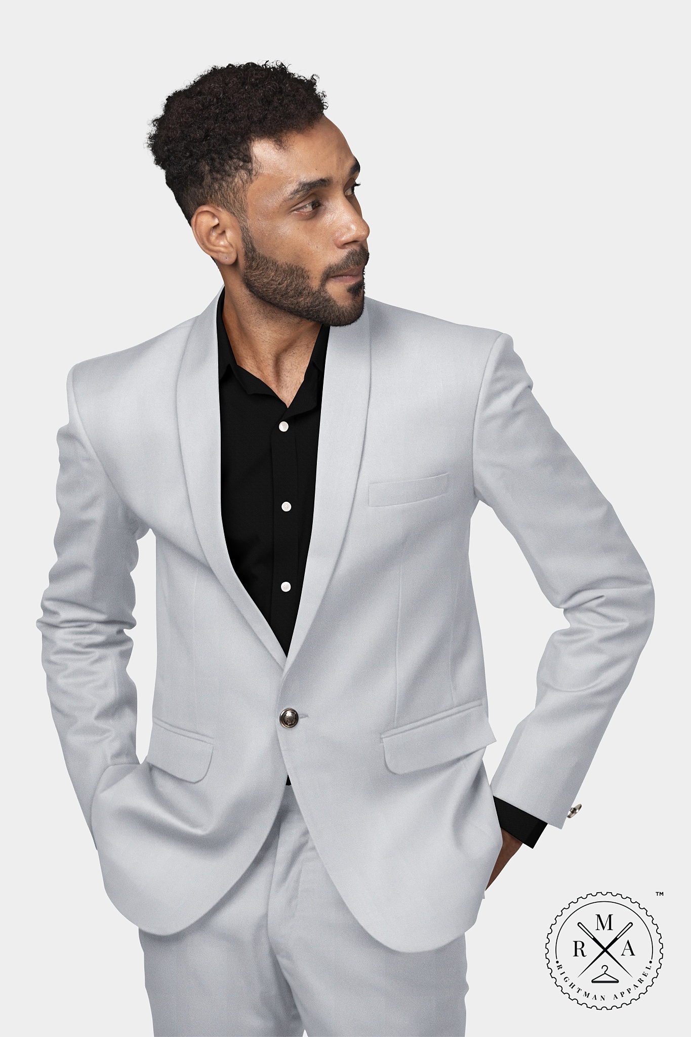 Rich White Two Piece Suit SU276