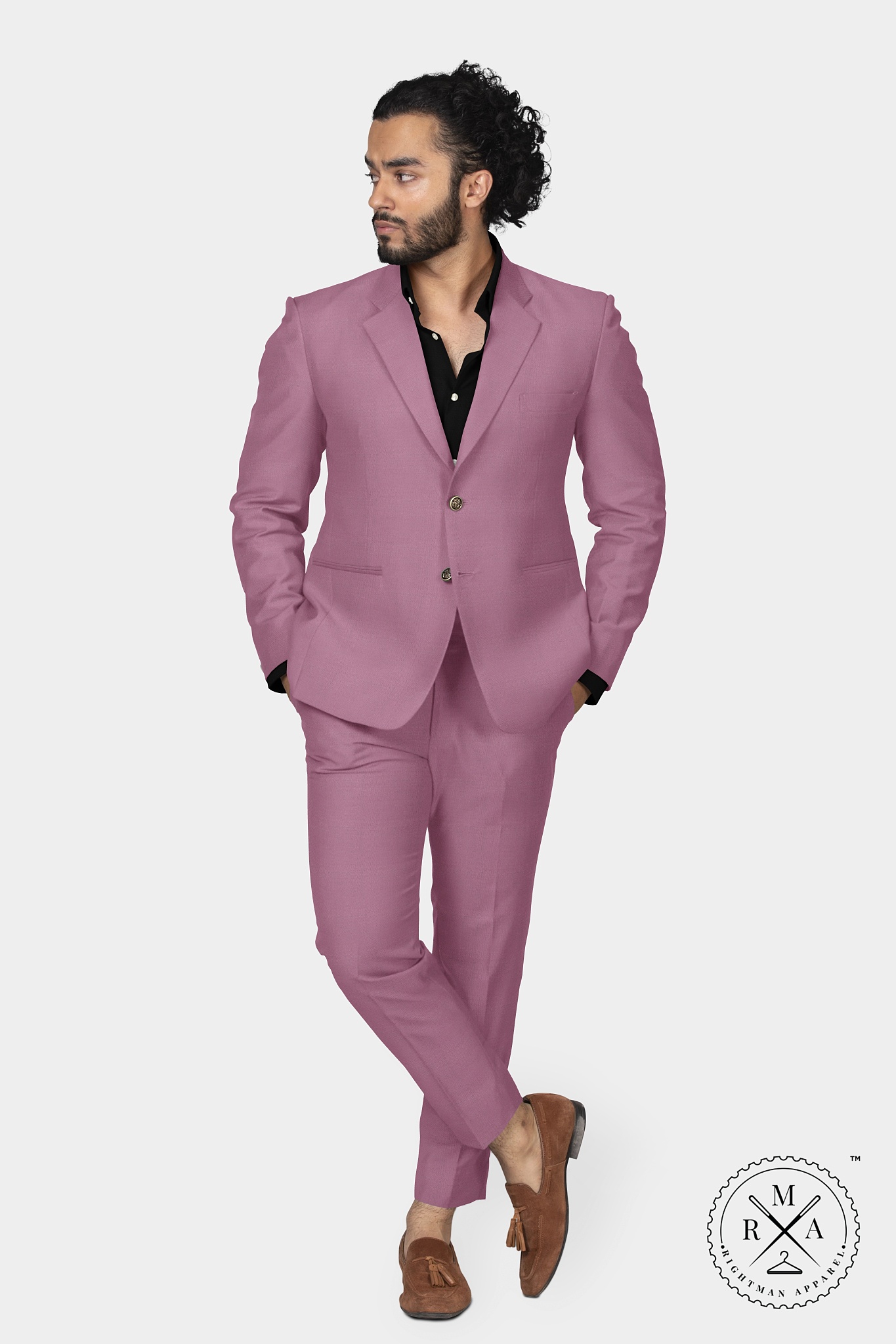 Turkish Rose Colour Two Piece Suit SU344