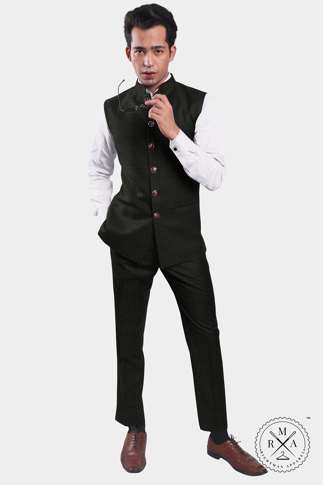 Buy MENVIO Men's Waistcoat Black Latest V Neck Sleeveless Slim Half Jacket  Formal Casual Stylish Coat for Wedding Party Office Wear (Standard, 36,  Black) at Amazon.in